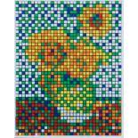 Invader (French 1969-), 'Sunflowers', 2020