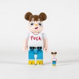 Javier Calleja (Spanish 1971-), 'Fuck You Bearbrick 400% & 100%', 2018