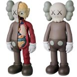 Kaws (American 1974-) 'Flayed Companions (Brown)' (Set of 2), 2016