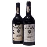 2 bottles 1966 Warre