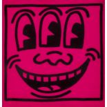 Keith Haring (American 1958-1990), 'Three Eyes', 1982