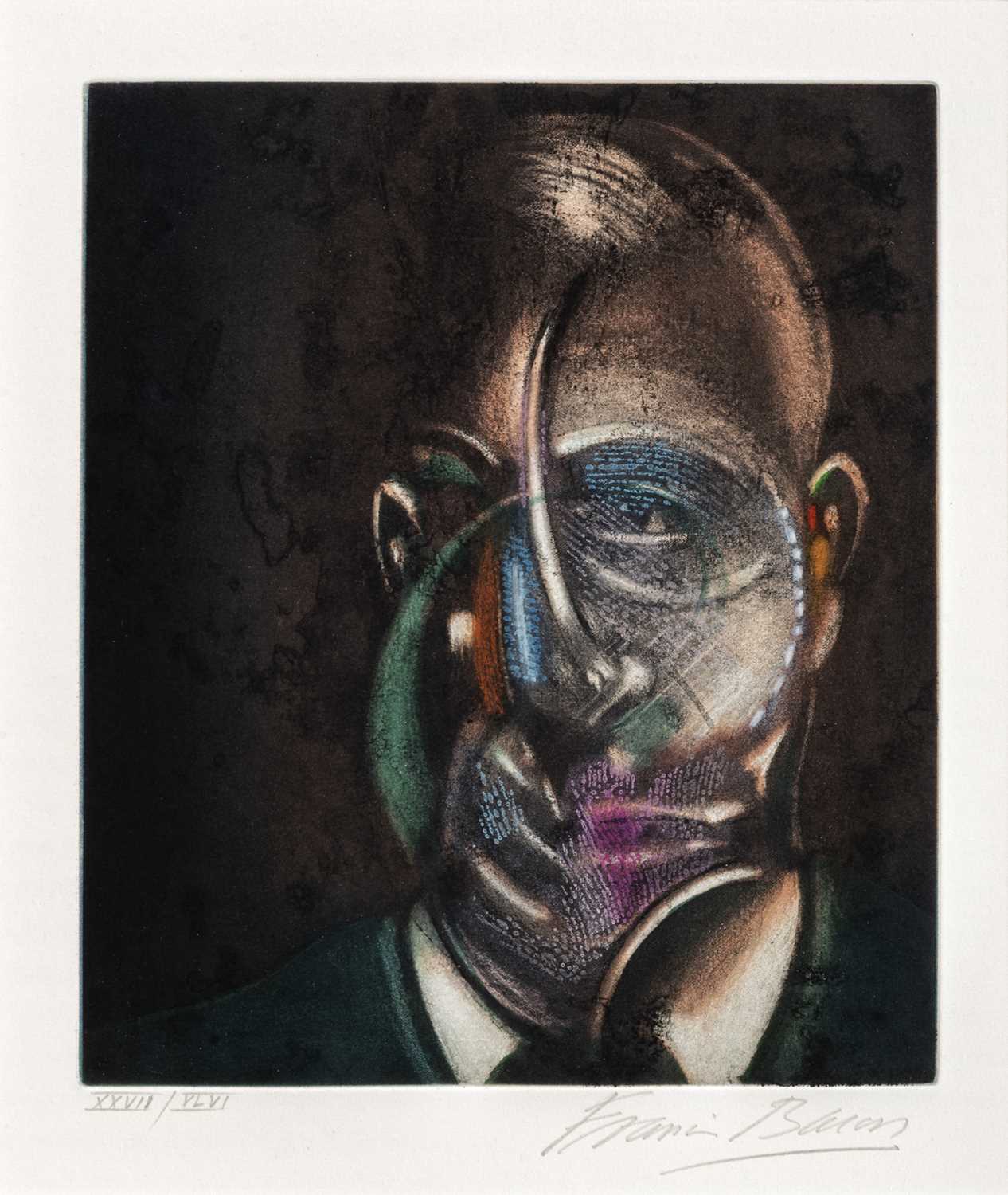 Francis Bacon (British 1909-1992), 'Portrait Of Michel Leiris', 1990