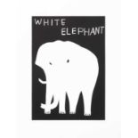 David Shrigley (British 1968-), White Elephant, 2021