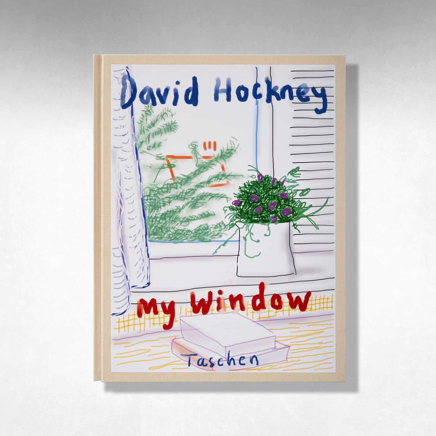 David Hockney (British 1937-), 'My Window (Baby Sumo)', 2019,