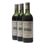 7 bottles 1961 Clos du Moulin