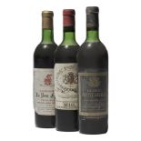 10 bottles Mixed 1970 Bordeaux