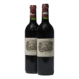 2 bottles 2002 Ch Lafite-Rothschild