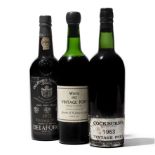 3 bottles Mixed Vintage Port