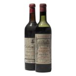 2 bottles 1959 Bordeaux