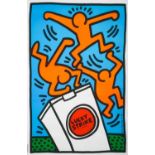 Keith Haring (American 1958-1990), 'Lucky Strike III' 1987