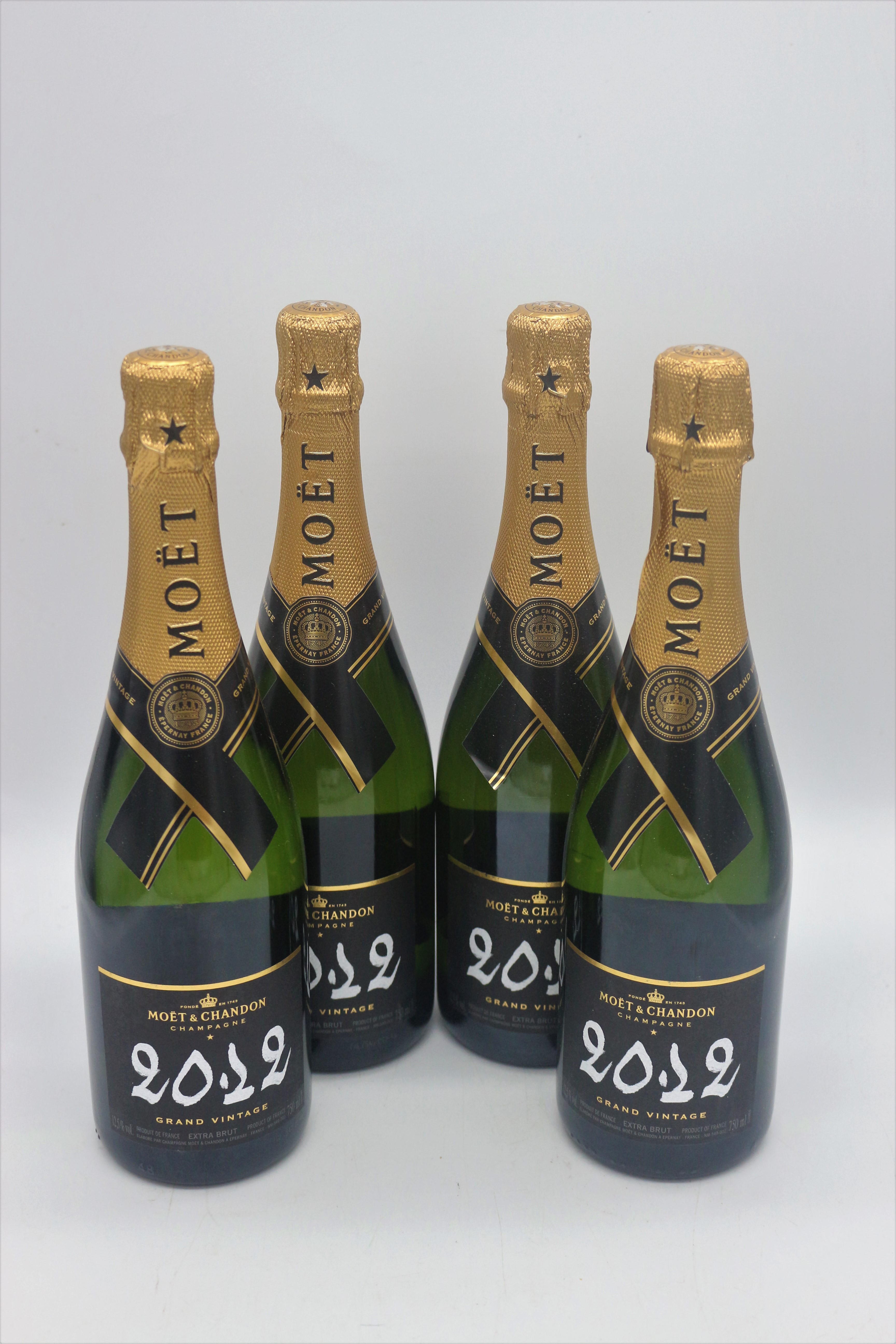 Moet & Chandon Grand Vintage Brut, Champagne 2012 (4 x 75cl)