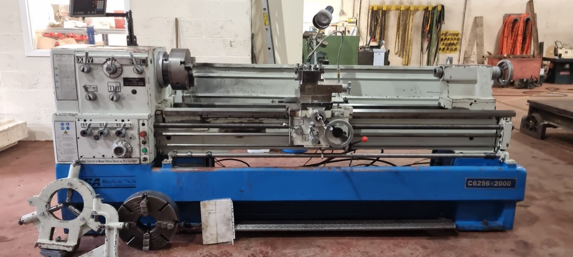 BSA C6256 x 2000mm Gap Bed Lathe - Image 3 of 8