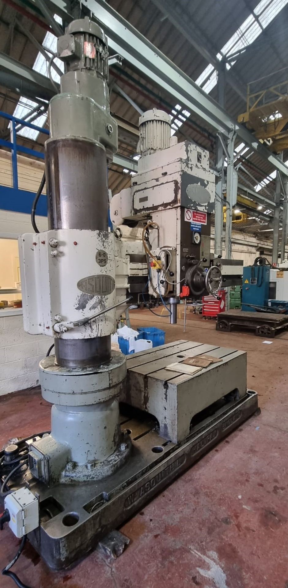 Asquith 6’-0” 3 PS Radial Drill - Image 2 of 8