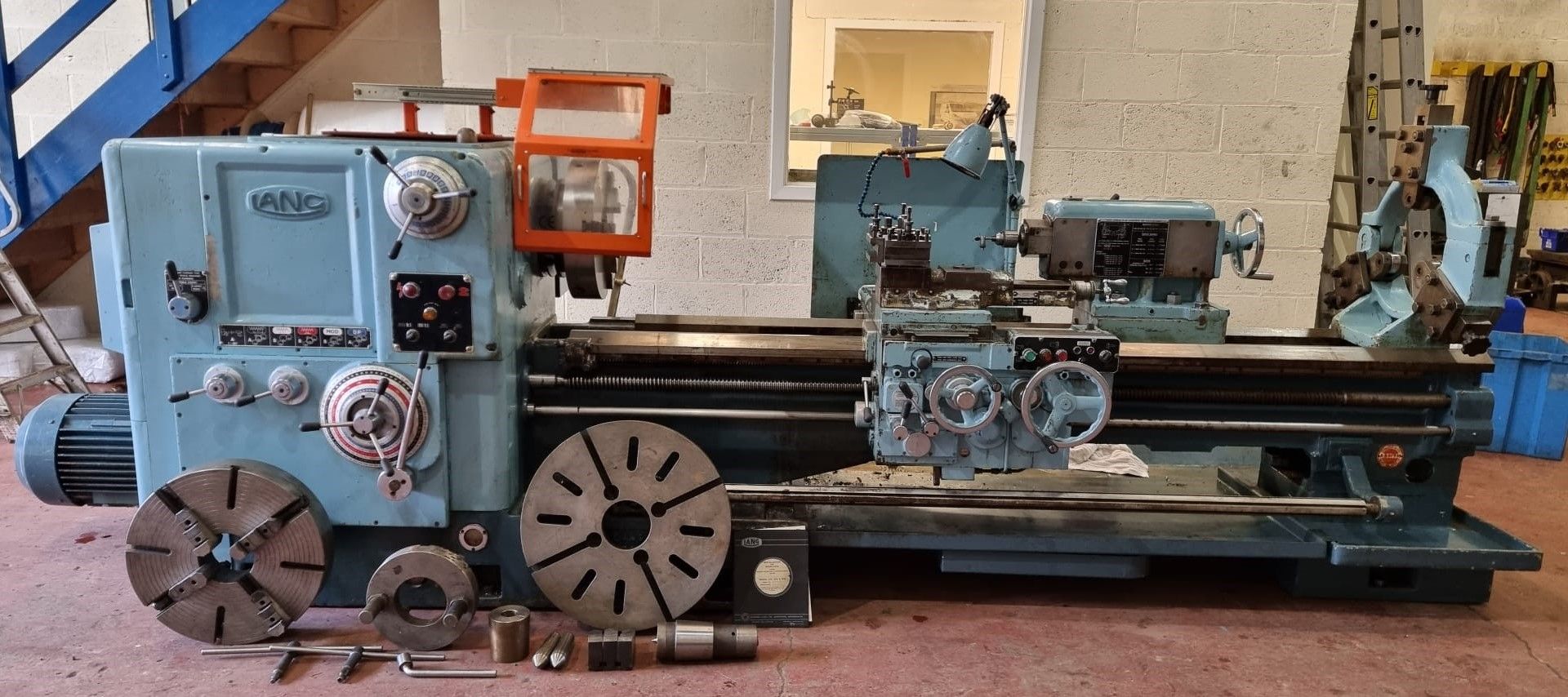 Lang 25 D Electrofeed Straight Bed Lathe - Image 2 of 8