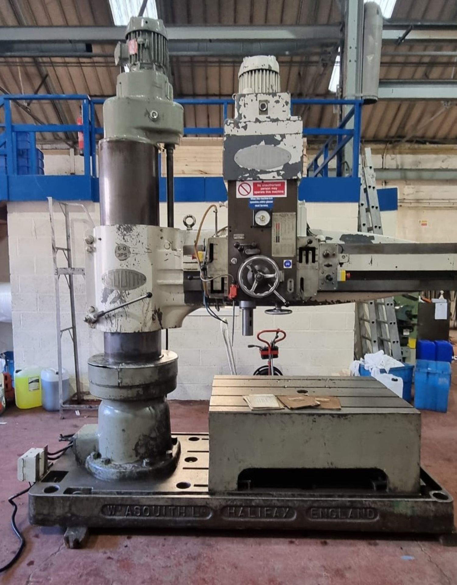 Asquith 6’-0” 3 PS Radial Drill - Image 3 of 8