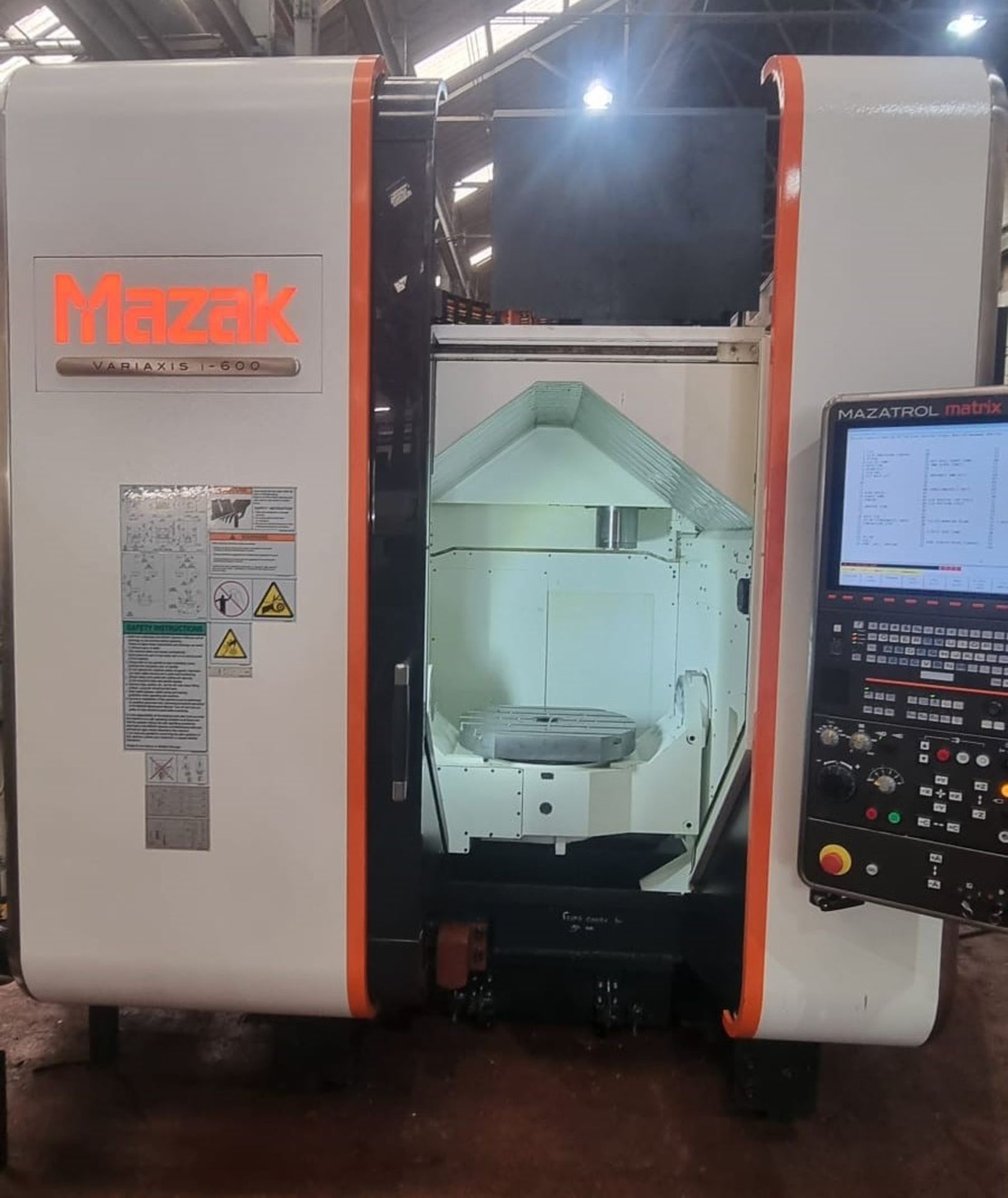 Mazak Variaxis i-600 Simultaneous 5 - axis Machining Centre