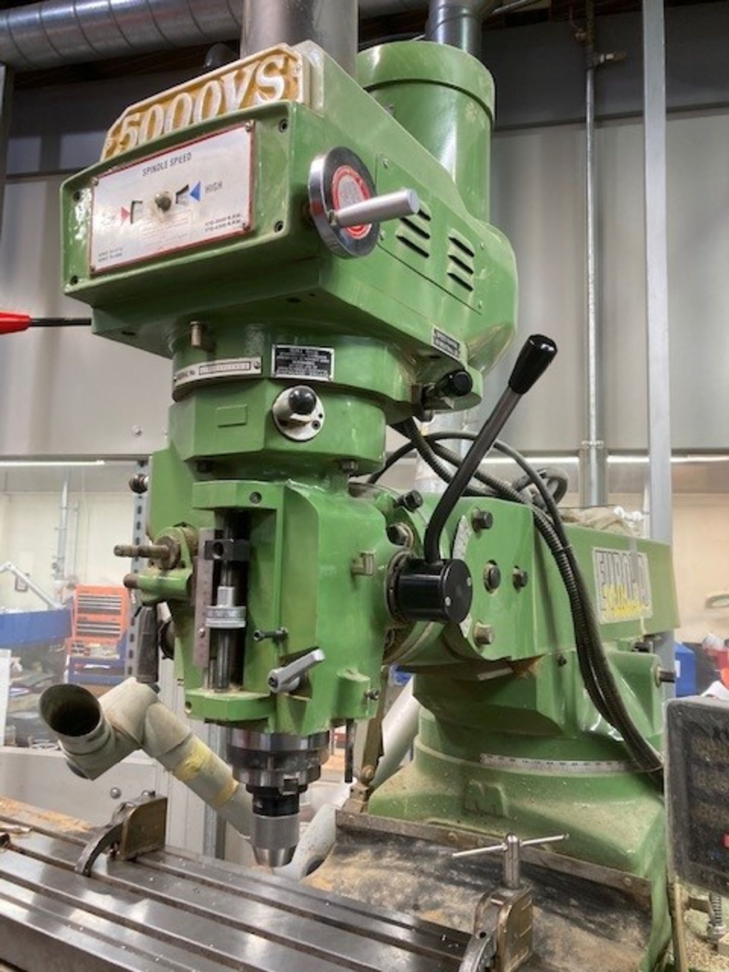 Europa Milltech 5000VS Heavy Duty Turret Mill - Image 3 of 14