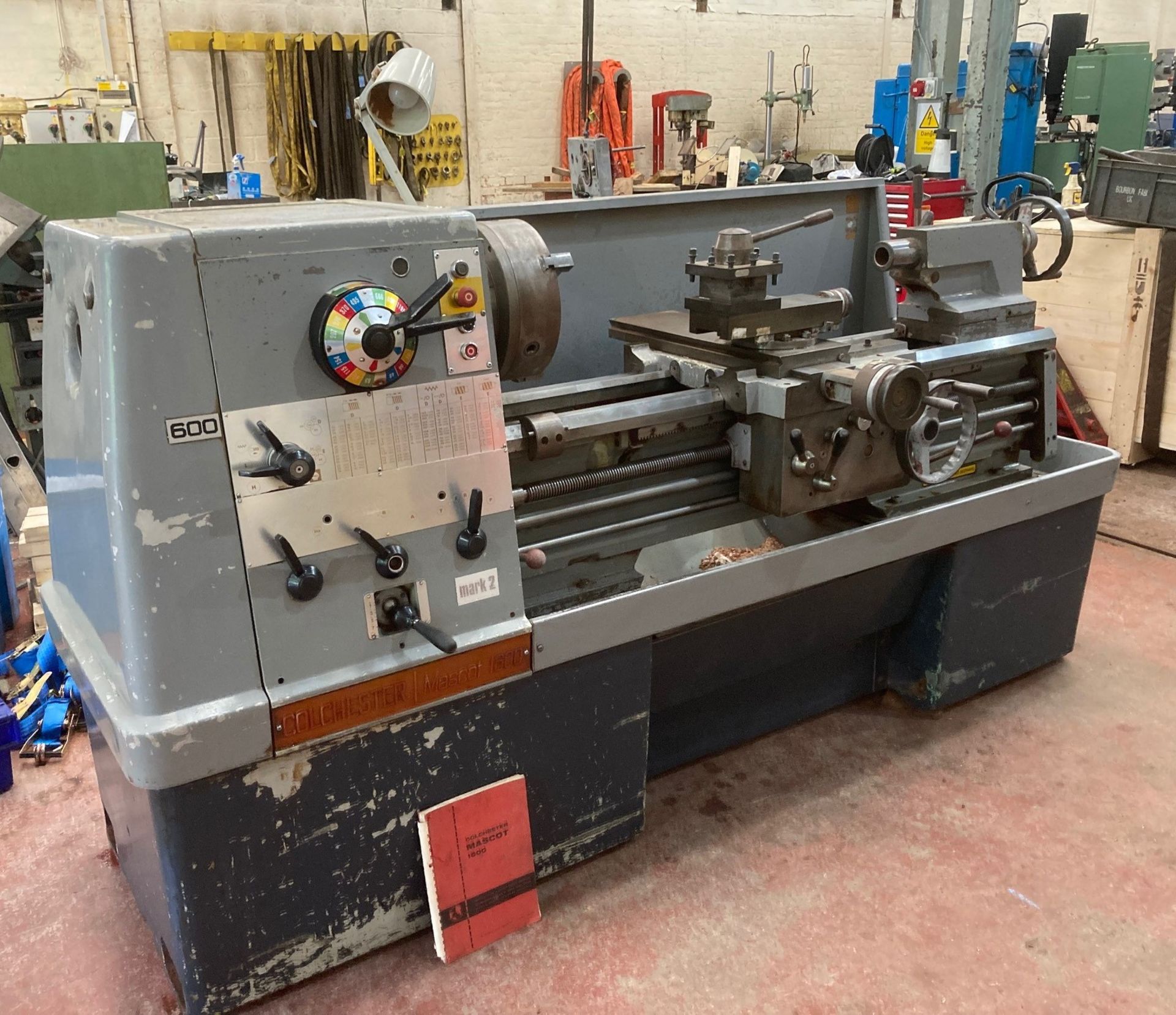 Colchester Mascot 1600 MK II Gap Bed Lathe x 40” (1000mm) - Image 3 of 6