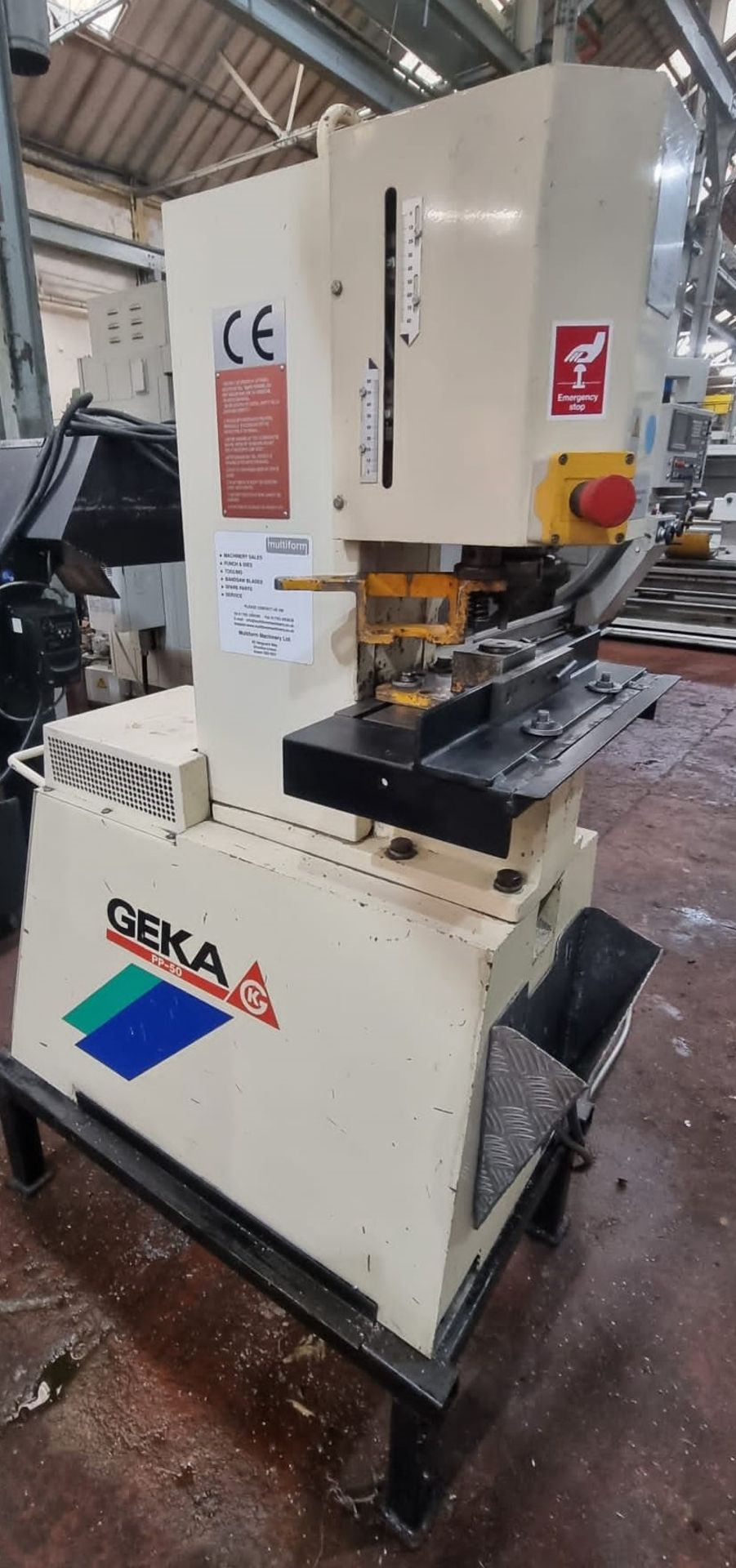 Geka PP50 Single End 50 Ton Punching Machine