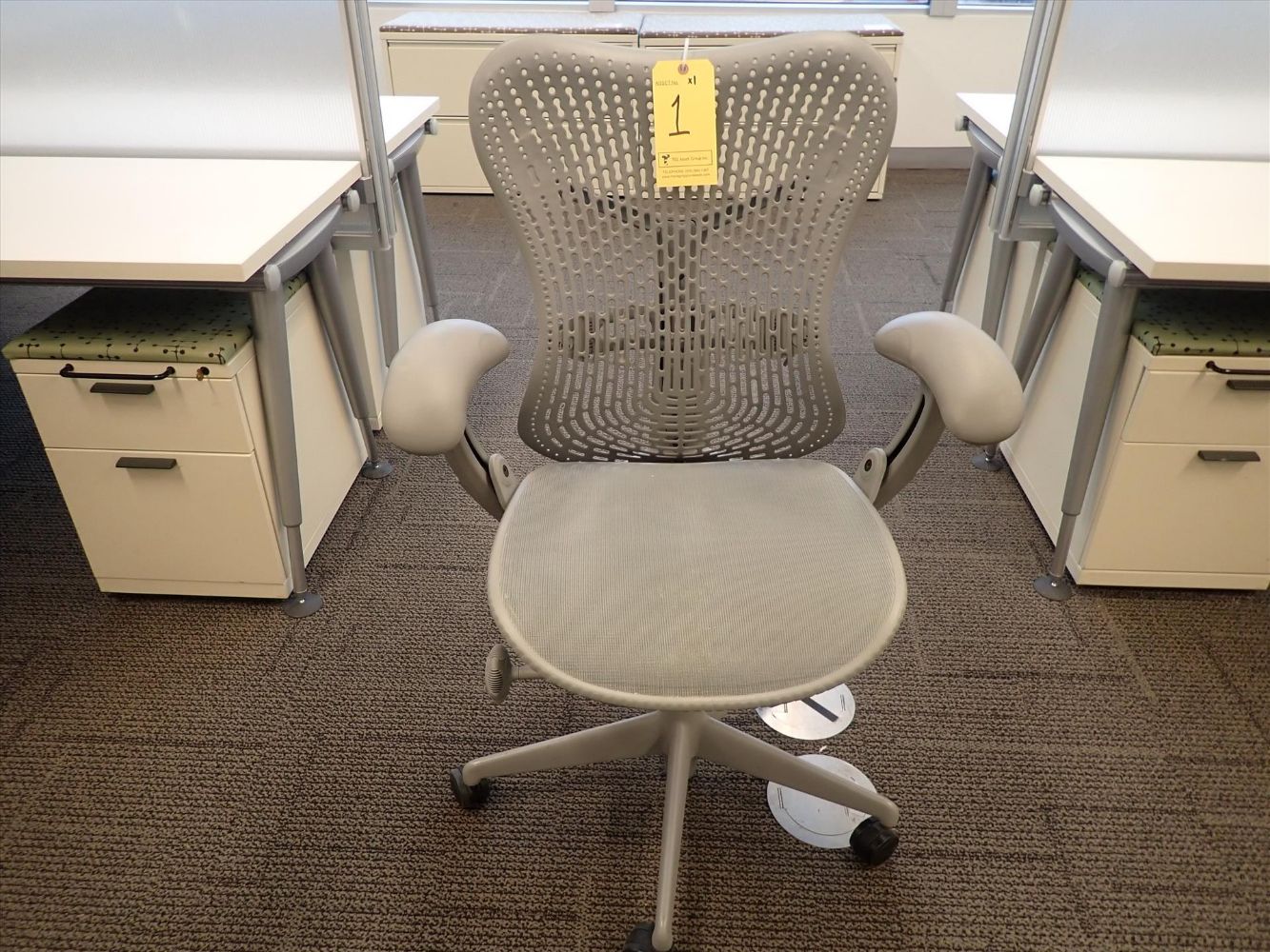 INVENTORY OF OFFICE FURNITURE FEATURING HERMAN MILLER CHAIRS, TABLES, OFFICE SUITES AND MORE