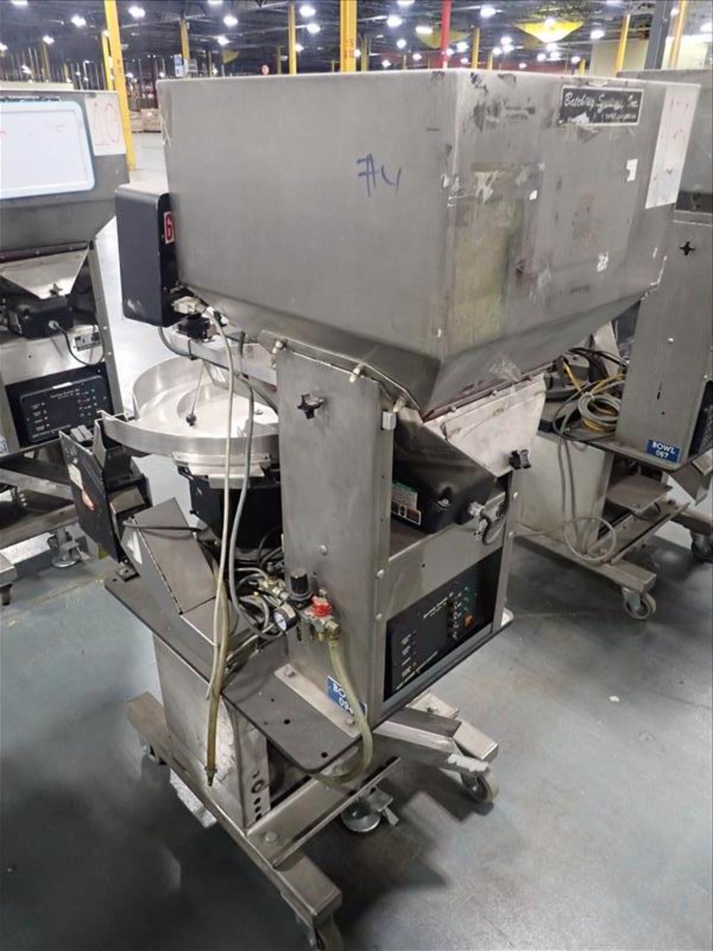 Batching Systems Inc. continuous counter, mod. BATCHMASTER II w/ 2D view scanners, 22 in. - Image 3 of 4