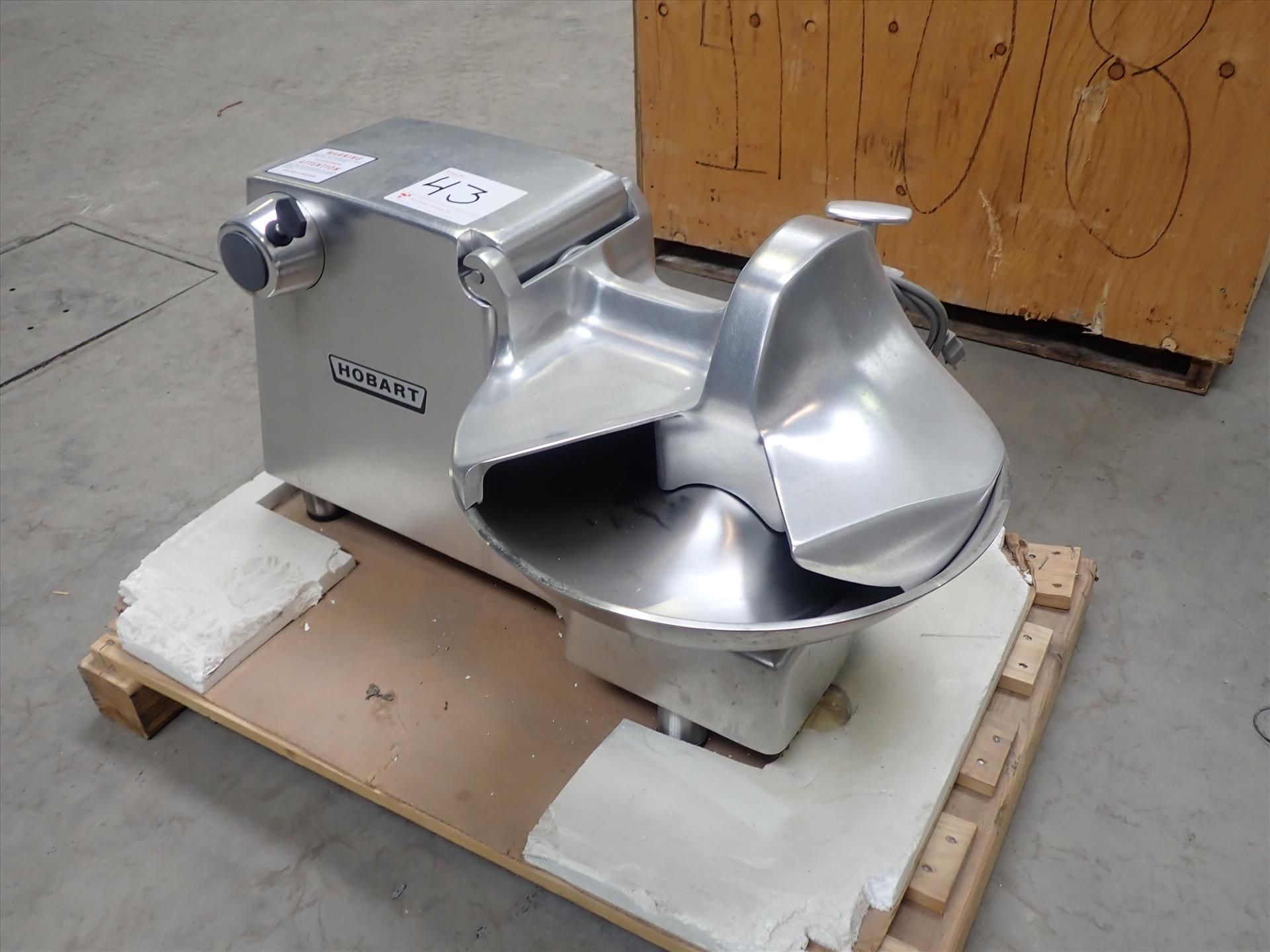 Hobart bowl cutter, mod. 84186, ser. no. 56-1330-436, 1 hp (2019 NEW in box) - Image 2 of 3