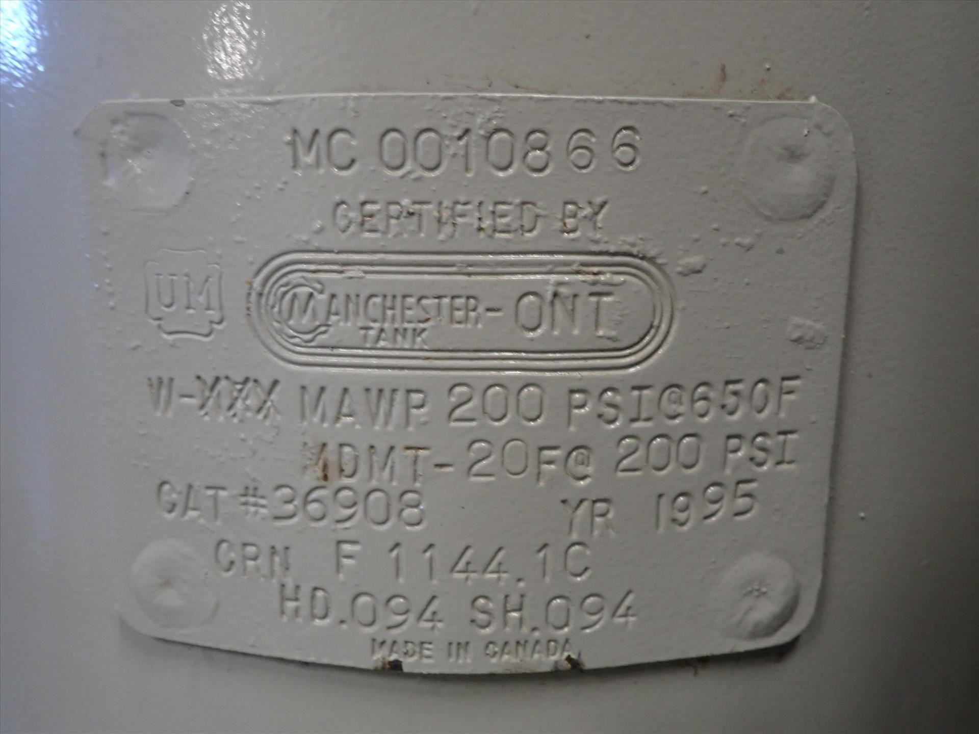 Great Lakes Air Dryer, mod. GPS-250. ser. no. 17384, 250 SCFM, operating 100 psi. - Image 5 of 5