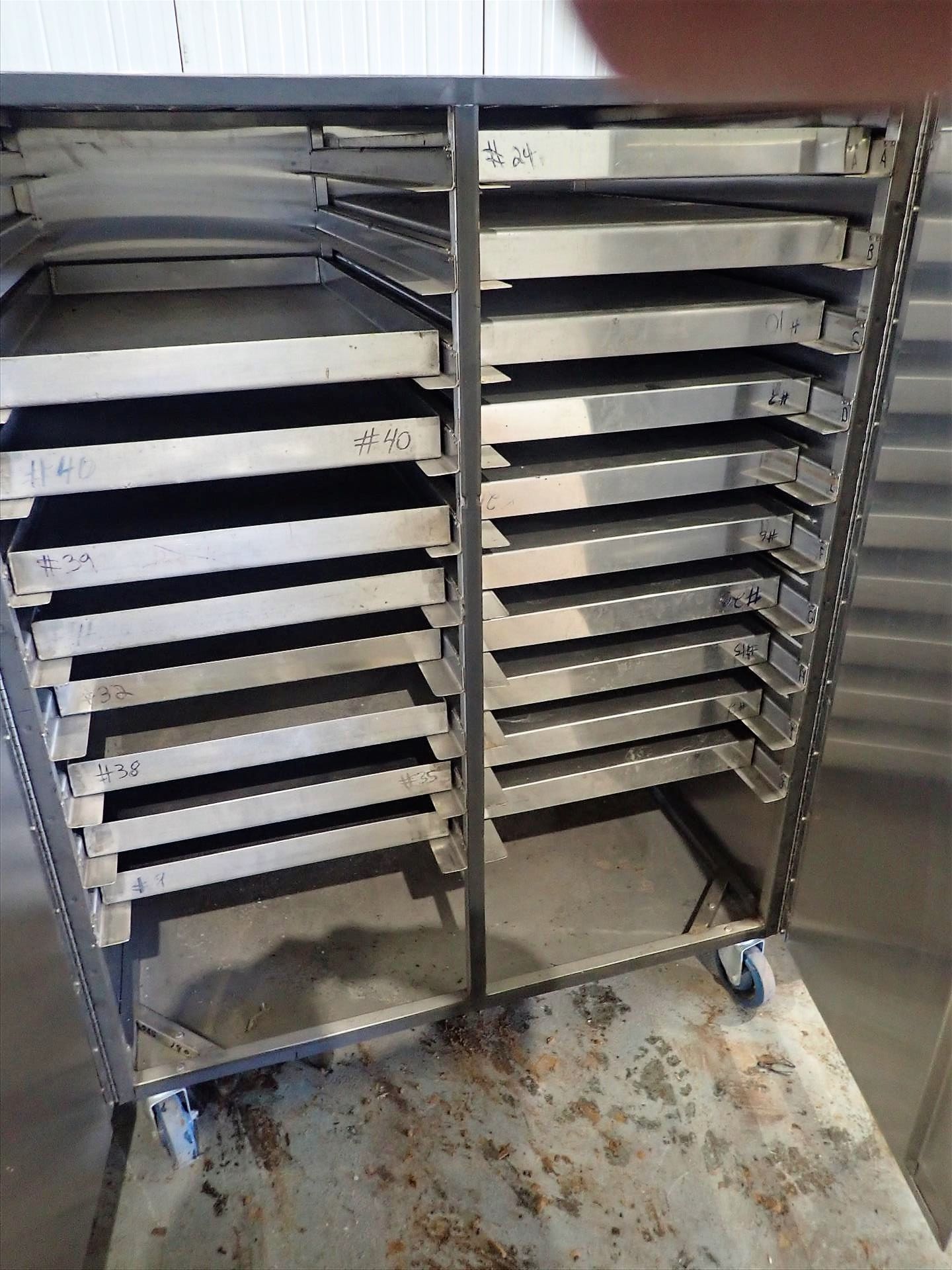 Devine Vacuum Shelf Dryer c/w stainless steel pans and (2) s/s storage cabinets - Image 5 of 6