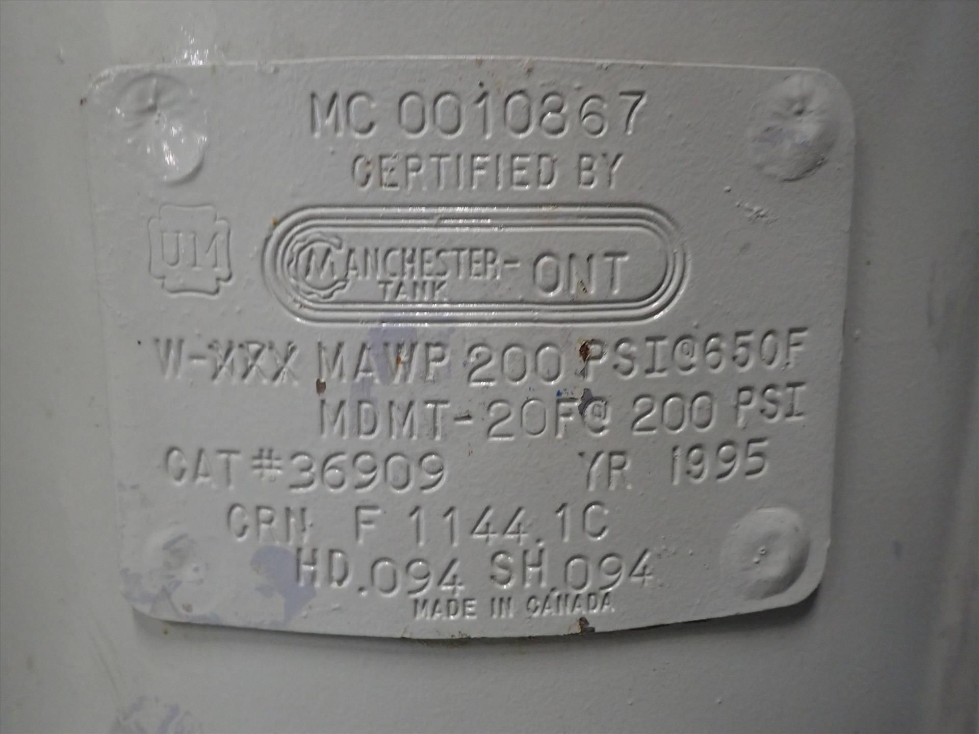 Great Lakes Air Dryer, mod. GPS-250. ser. no. 17384, 250 SCFM, operating 100 psi. - Image 4 of 5