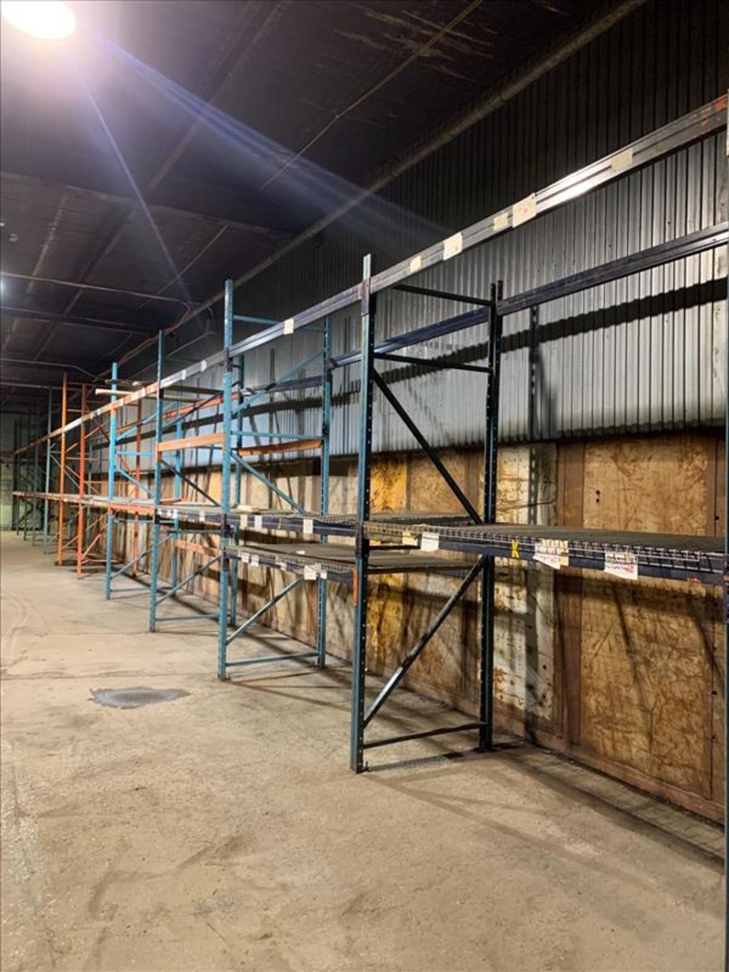 Pallet Racking approx. 126"H x 99"W x 42" D (Located in Parts Warehouse)