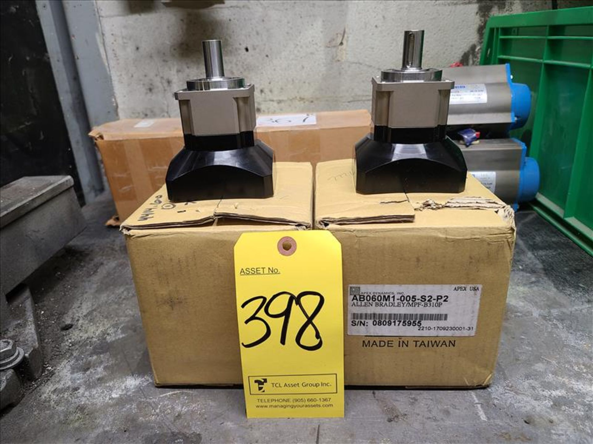 (2) Apex Dynamics Gearboxes, model AB060-S2-P2