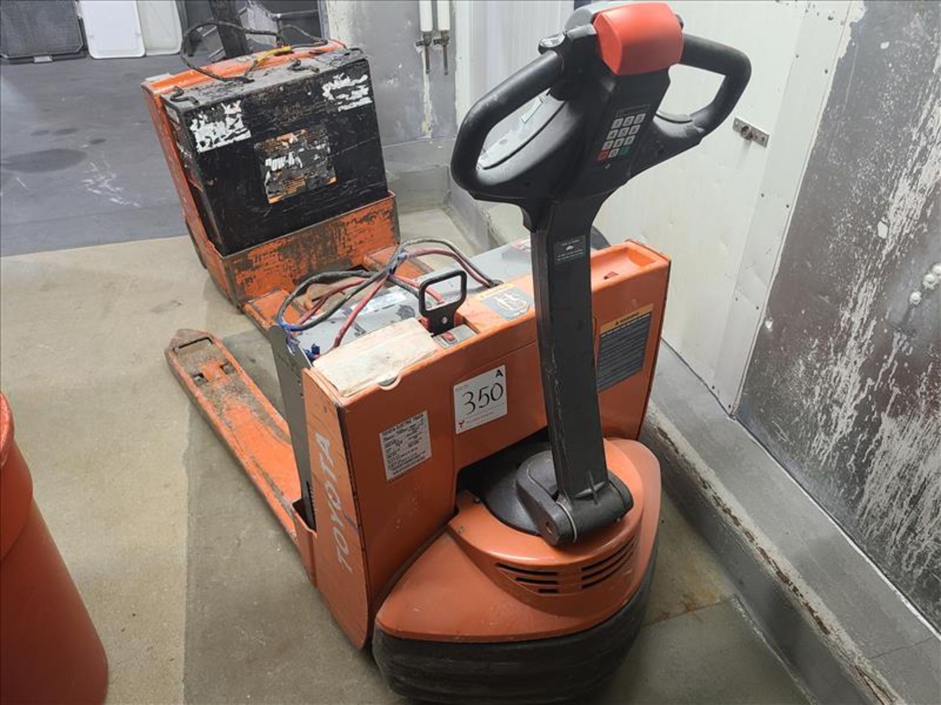 Toyota Electric Walkie Pallet Jack, model 7HBW23, S/N 7HBW23-53531, 4500 lbs. cap., 24V,