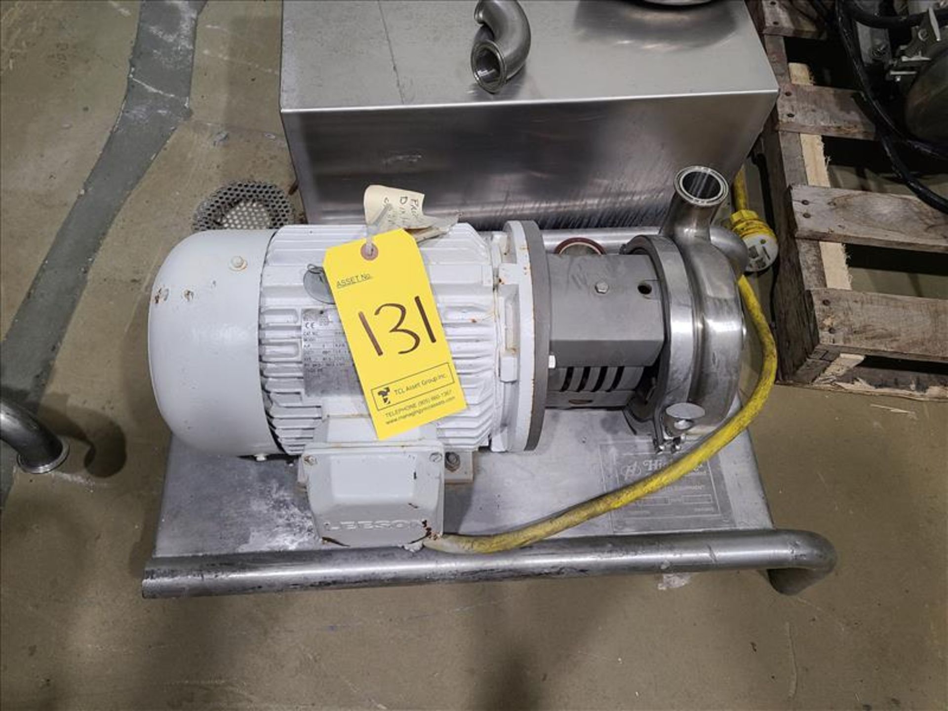 Ampco Centrifugal Pump, model C-216-D-180TC 5hp