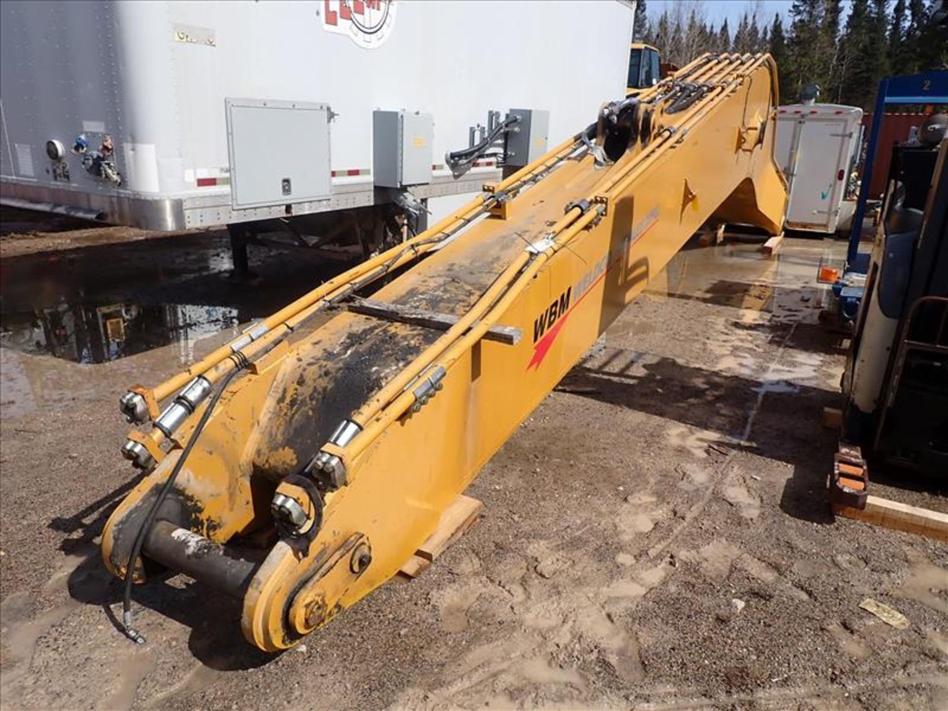 Welco-Beales MFG. Excavator Boom and Stick (Tag No. 4924/4943) [Sea Container N/A] {Location