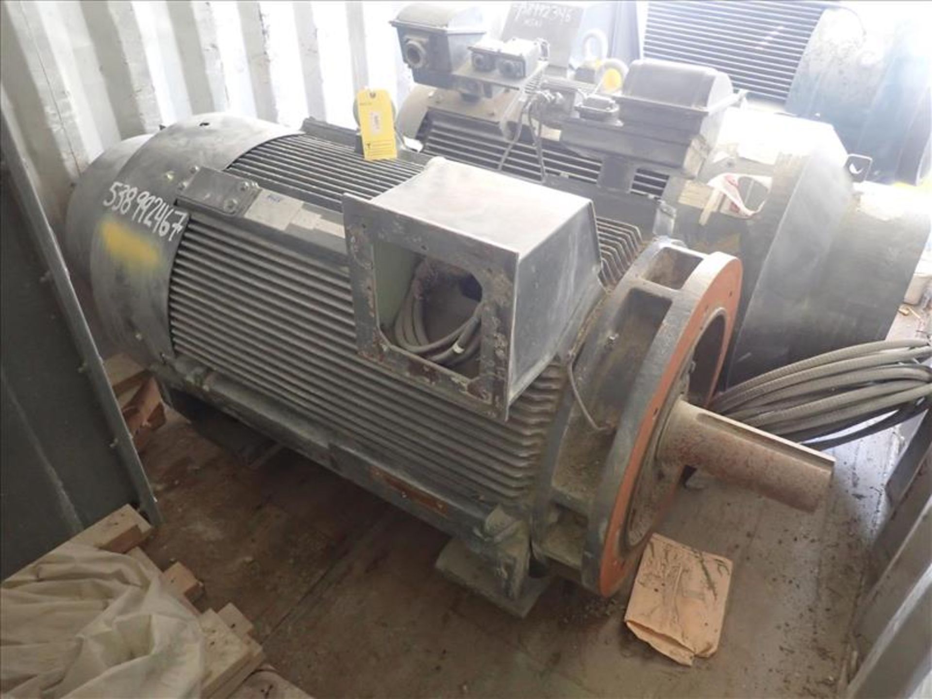 Teco-Westinghouse 500hp Motor (Tag No. 4857) [Sea Container 361469-7] {Location Hallnor}