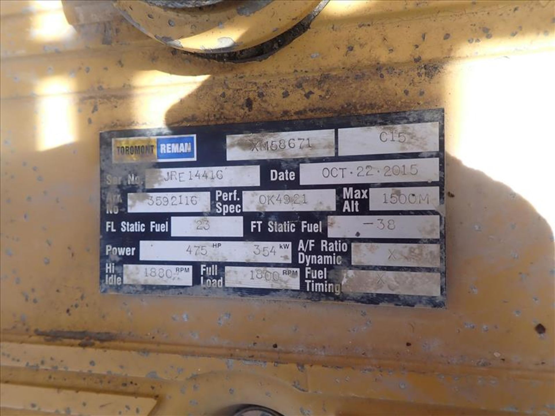 Sandvik Rock Drill, mod. D25KS (DRL003), crawler, meter reads 3196 hrs. w/ Caterpillar C15 diesel - Image 12 of 13