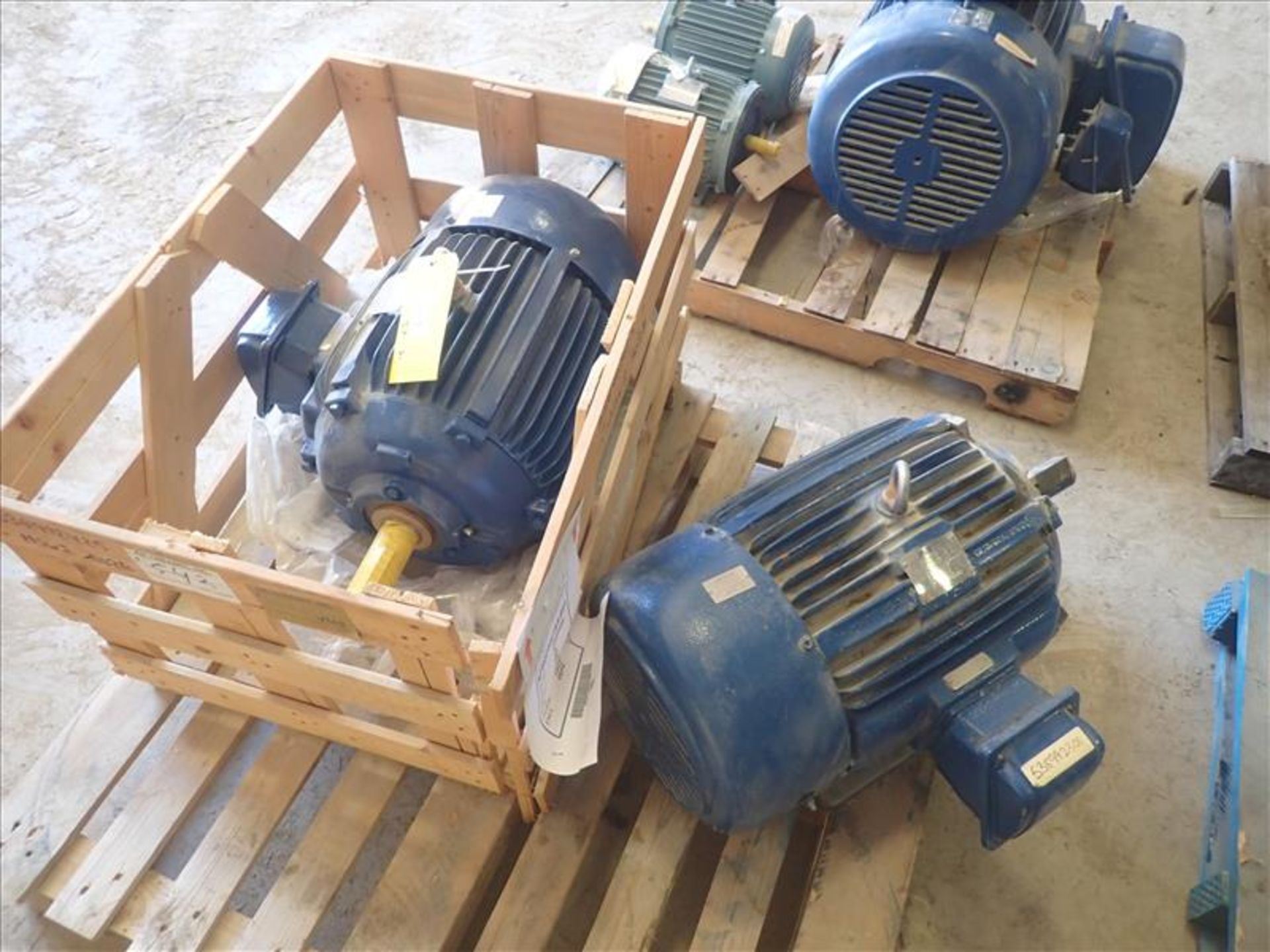 (2) Teco-Westinghouse 25/30hp Motors (Tag No. 4777) [Sea Container 555771-1] {Location Hallnor}