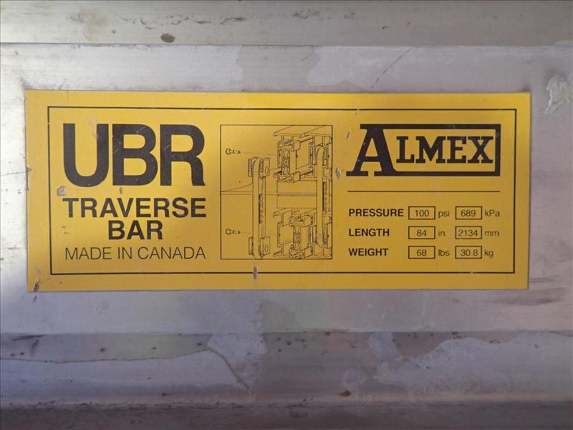 (3 skids) Almex UBR Conveyor Belt Vulcanizing Press c/w (4) Almex T4 Temperature Controllers (Tag - Image 4 of 5