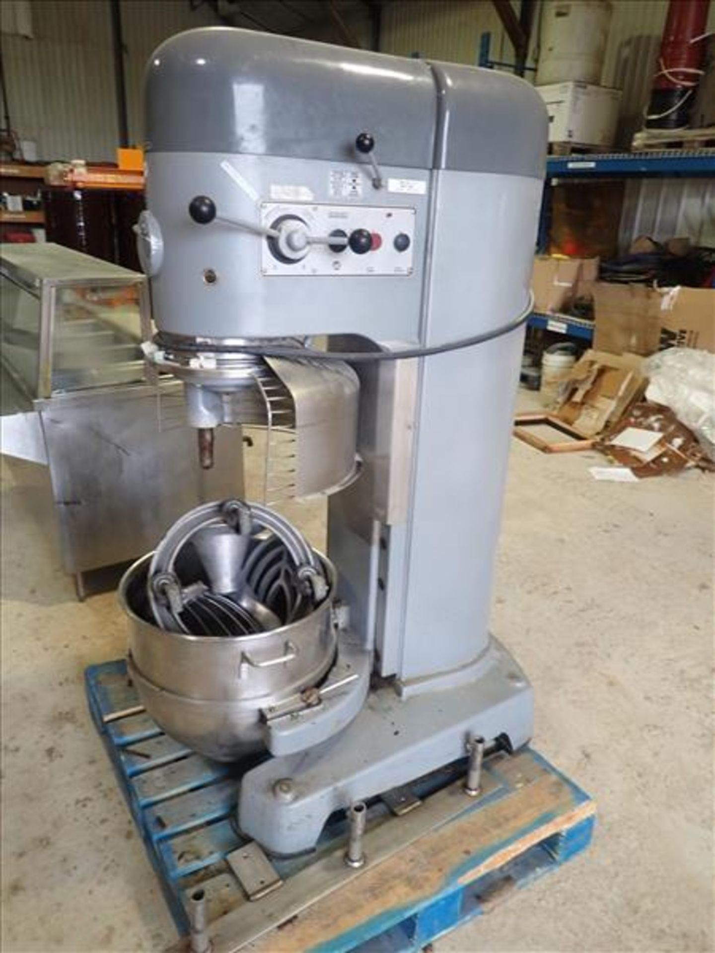 Hobbart Dough Mixer, mod. M802, ser. no. 31-1365-581. 30 in. bowl, 3HP c/w accessories (Tag No.