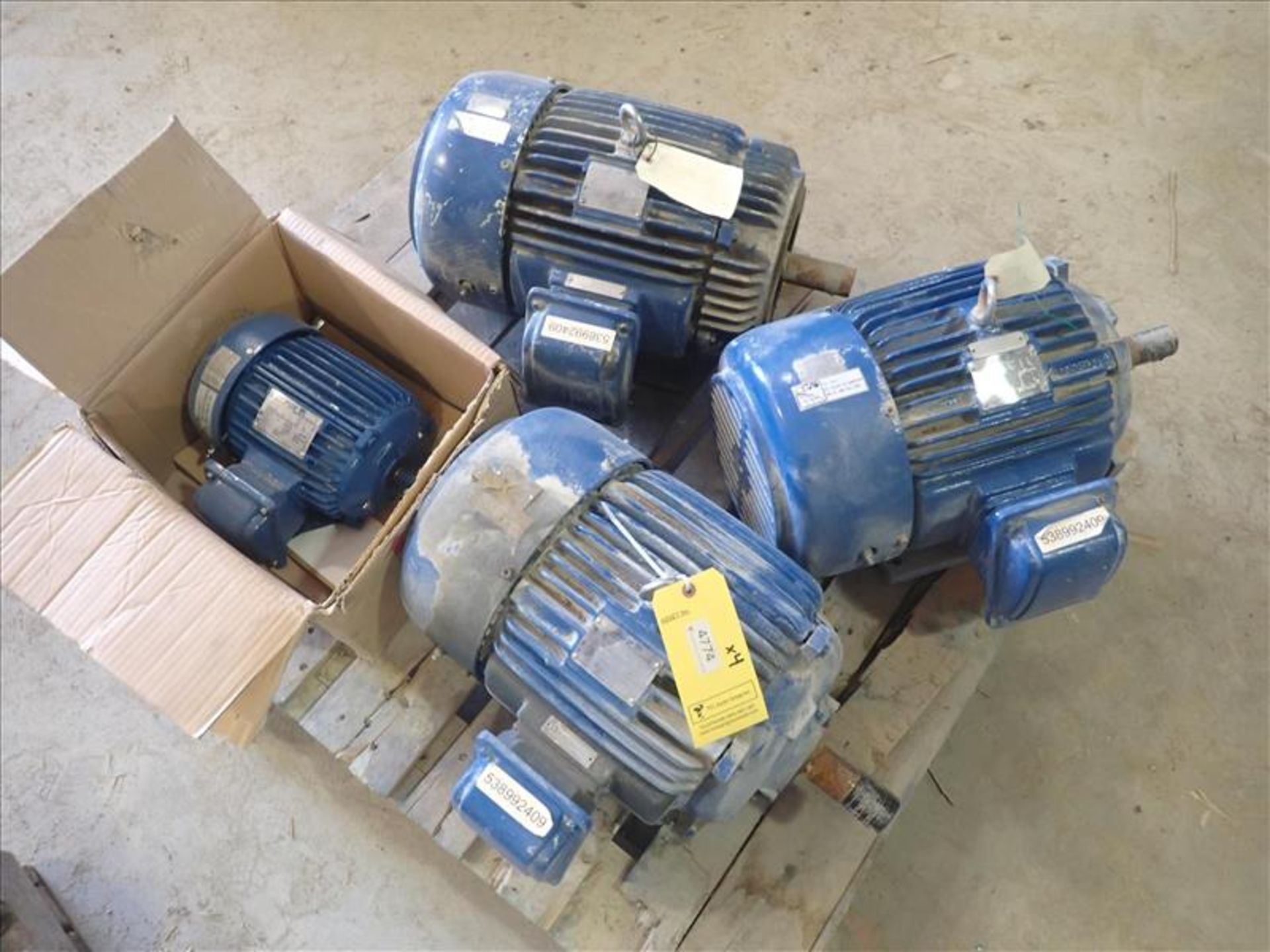 (4) Teco-Westinghouse 15/15/15/2hp Motors (Tag No. 4774) [Sea Container 555771-1] {Location