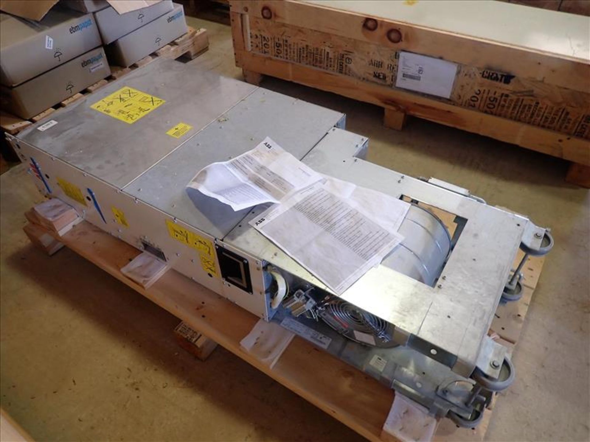 ABB Inverter/Line Converter, mod. ACS800-104-0580-7+E205+V991, 600V, 486A, 300Hz, 3Ph (Tag No. 4383)