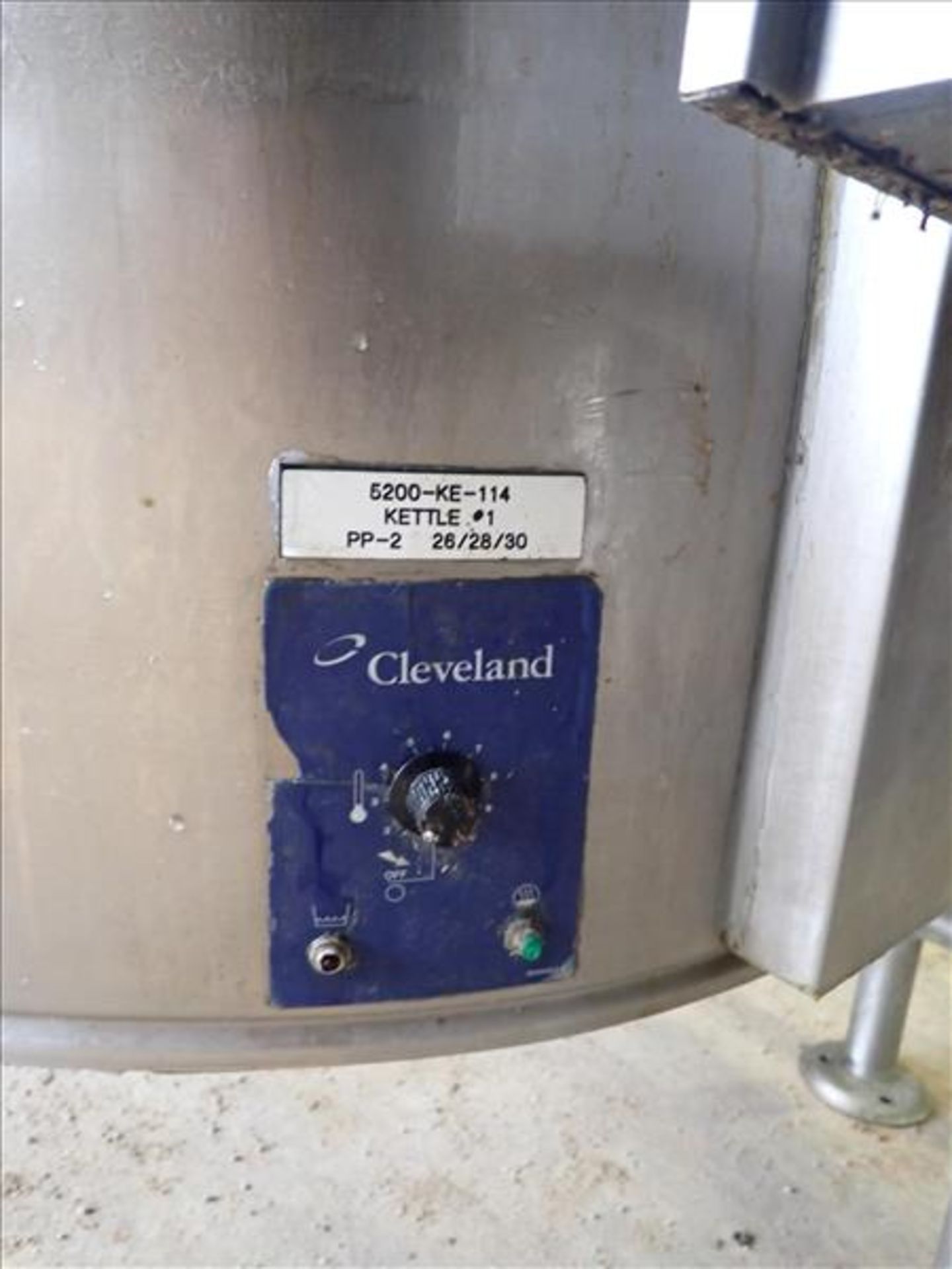 Cleveland Tilt Kettle, mod. KEL80-T, s/s, 36 in. dia. x 32 in. (Tag No. 4435) [Sea Container - Image 3 of 4