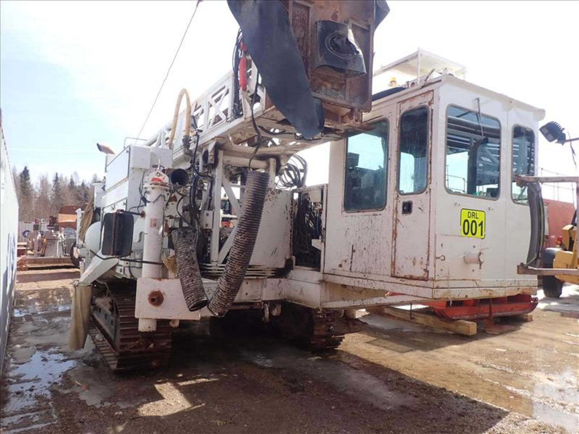 Sandvik Rock Drill, mod. D25KS (DRL001), crawler, meter reads 3196 hrs. w/ Caterpillar C15 diesel