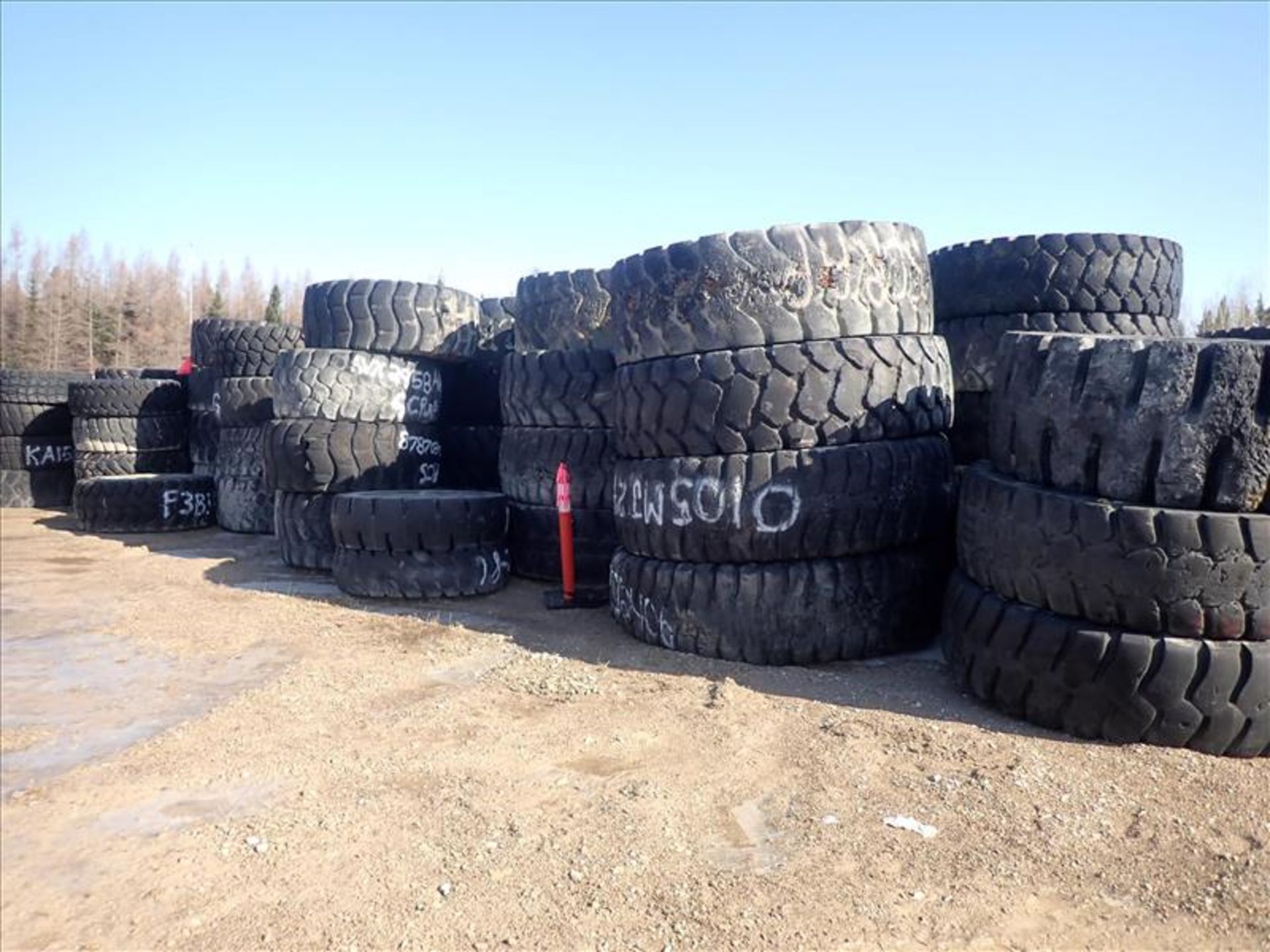 (24) Used Tires, 24.005R35 (Tag No. 4073) [Sea Container N/A] {Location Moosonee} - Image 2 of 5