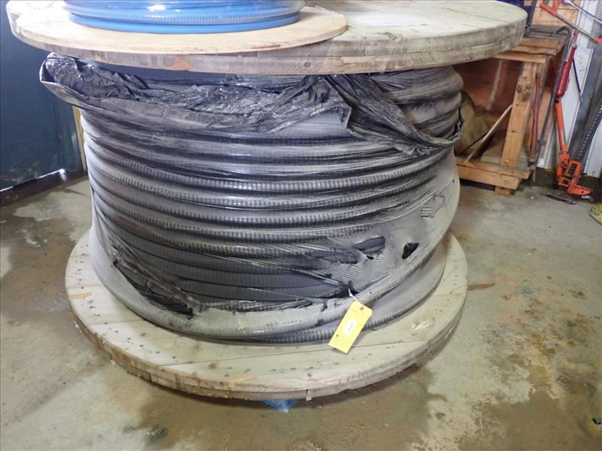 Partial Cable Reel; Texcan Teck 4/0 3/C CU 1KV A/A (Subject to confirmation. The winner will be