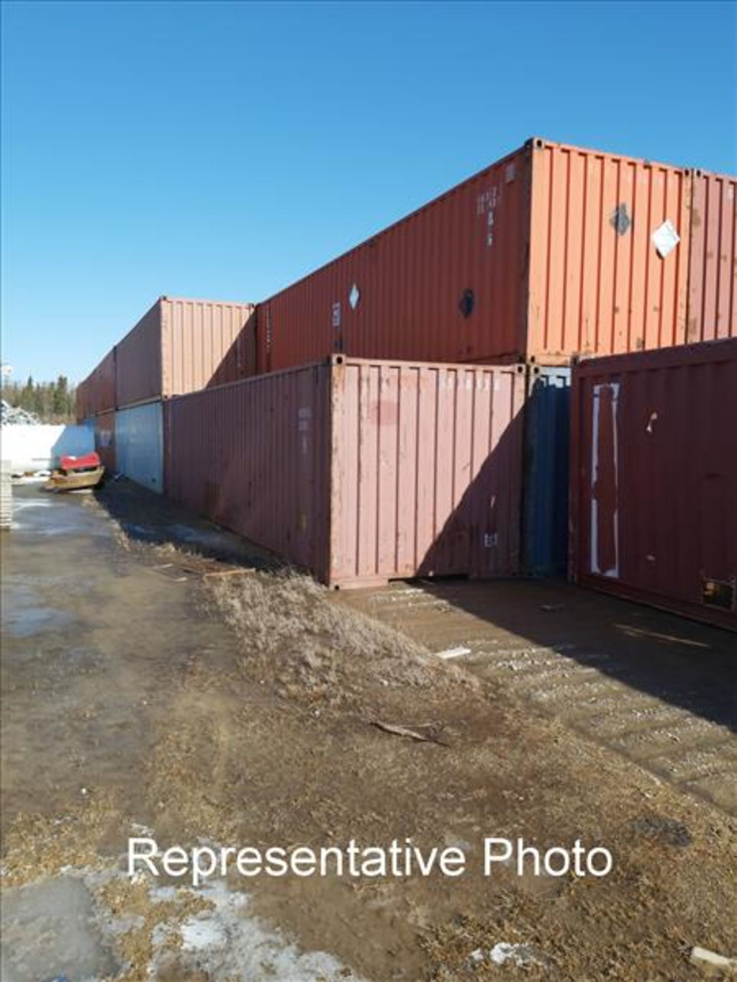 40 ft. Shipping Container (Empty) (Tag No. N/A) [Sea Container N/A] {Location Moosonee} - Image 2 of 2