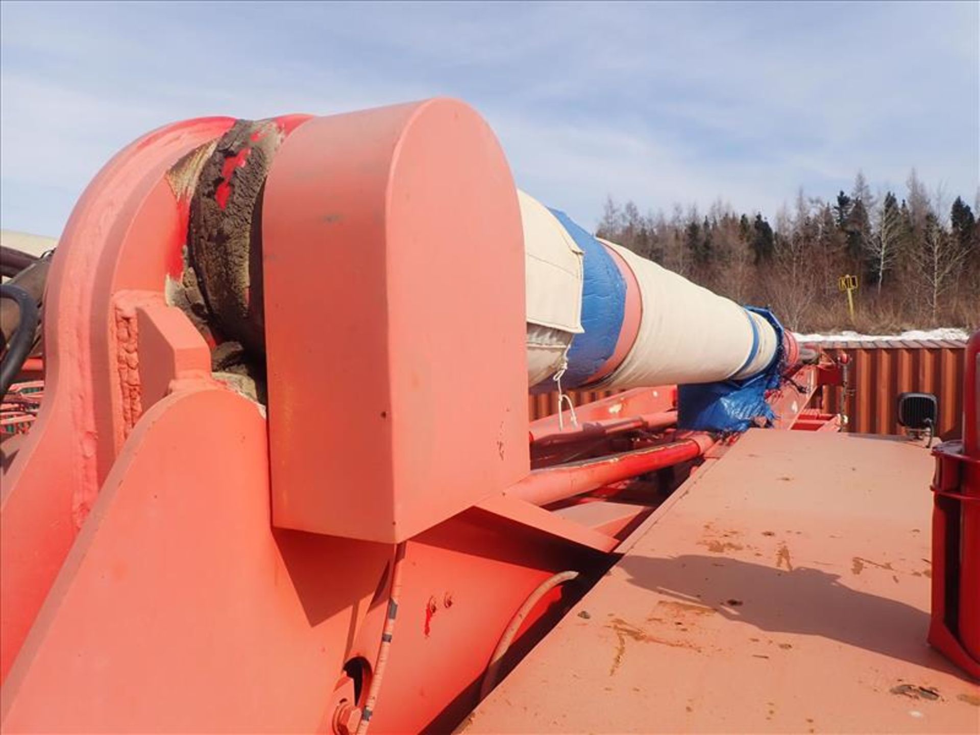 Manitowoc crane, mod. 777-52, 100-ton cap. w/ boom extension, counter weights, Shipping Container - Image 14 of 28