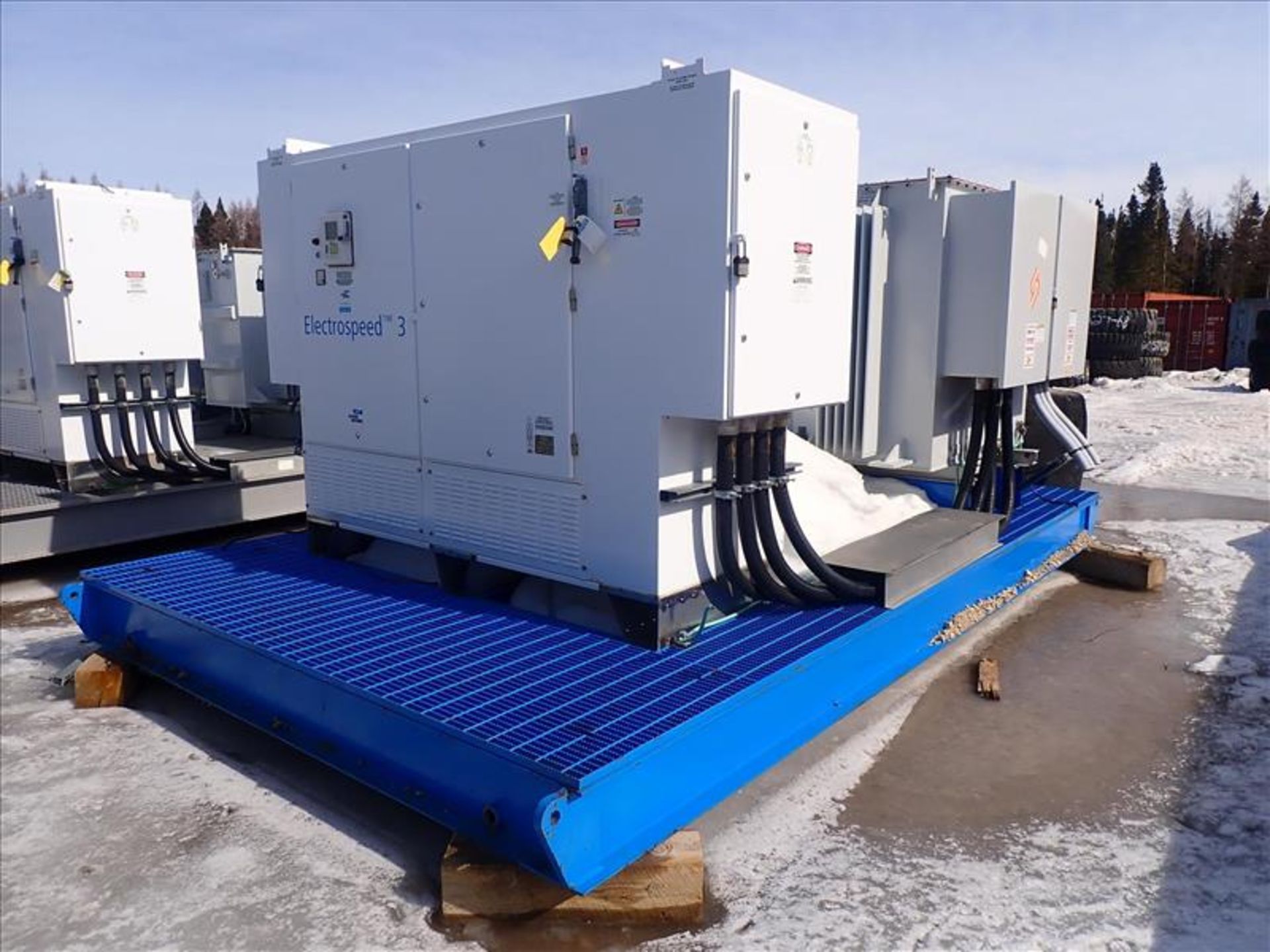 Baker Hughes Electrical Skid (2014), incl.: Baker Hughes ElectroSpeed 3 Centrilift Variable