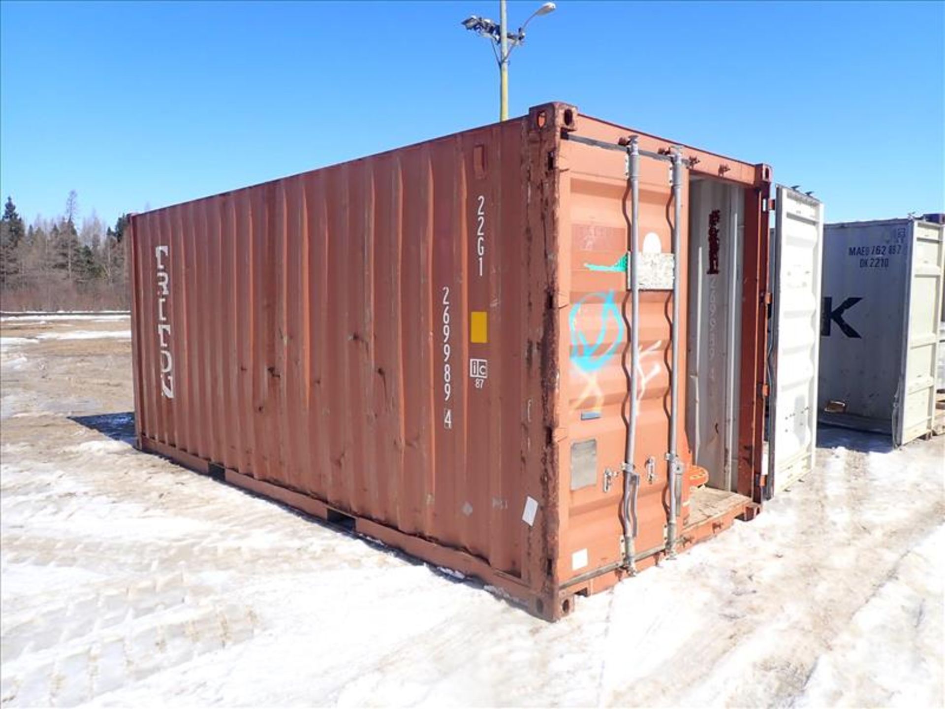 20 ft. Shipping Container w/ contents, incl: misc. 12 in. Victaulic pipe fittings, flanges, etc. ( - Image 11 of 11