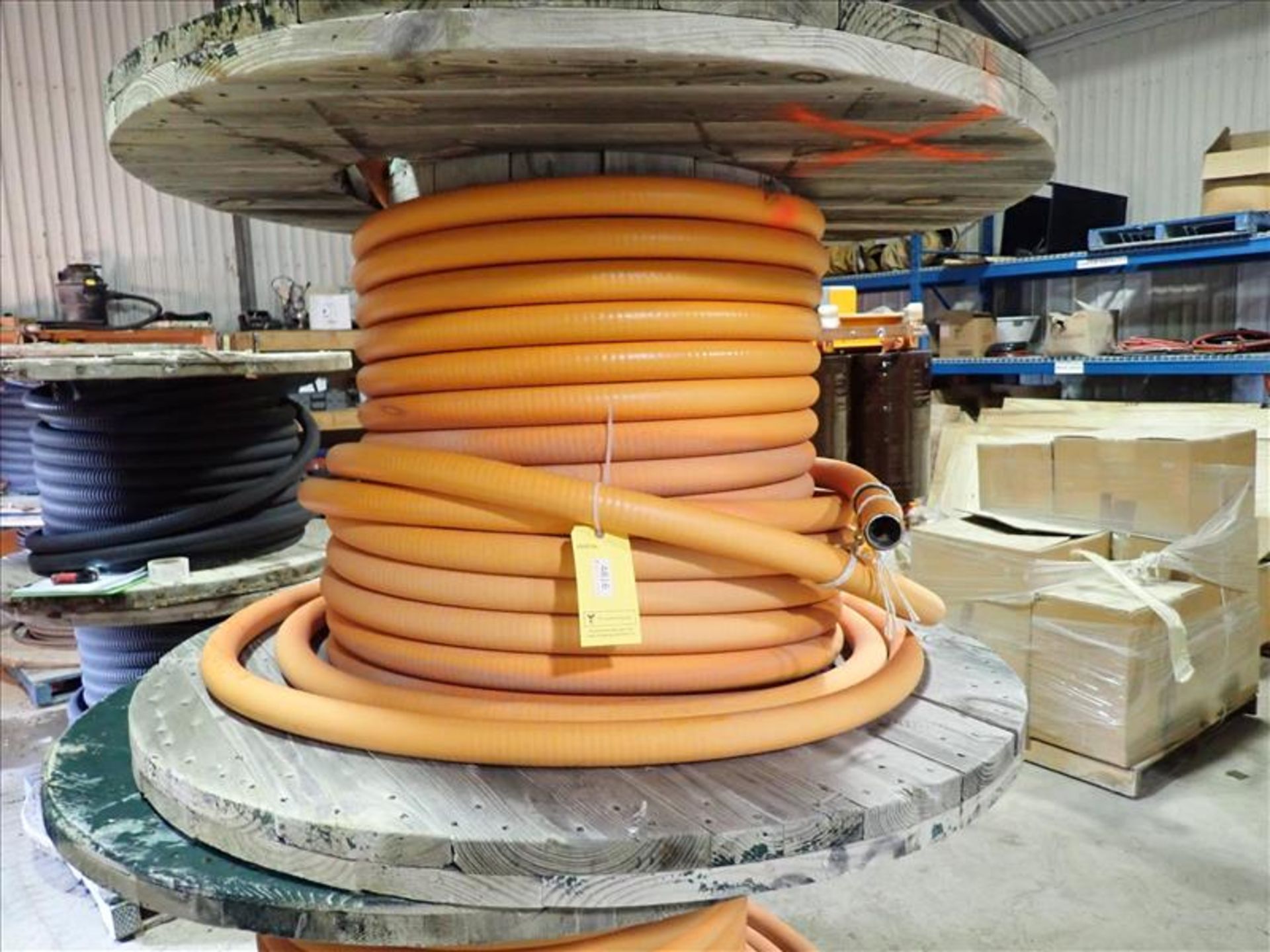 Partial Cable Reel; Aetna INS Wire 3/C 1/0 AWG CPT CU TRXLPE 5KV 133% OR 8KV 100% Insul Level 2.92mm